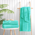 thumbnail image 6 of Casa Platino 4-Pack Soft Cotton Bath Towels - Quick Dry, Lightweight & Absorbent Towels for Spa & Travel - Aqua Sky, 6 of 7