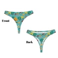 thumbnail image 3 of Fotbe Trucks And Excavators Tanga Sin Costuras para Mujer con Estampado – Panties Invisibles, Transpirables y Cómodos para Uso Diario-Small, 3 of 6
