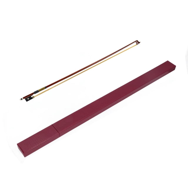 Violin Bow Case Protective Hard Cardboard Box Soft Velvet Interior Lightweight Universal Design for Violin Viola Cello Bow