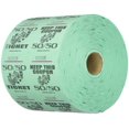 thumbnail image 1 of MUNCIE Nouveauté COMPANY Vert 50/50 Billets de Tirage : Rouleau de 1000, 1 of 1
