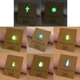 thumbnail image 2 of 7 Collares fluorescentes luminosos que brillan en el colgante hexagonal oscuro, 2 of 5