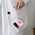 thumbnail image 4 of Cute Case for Samsung Galaxy Z Flip 5 with Strap, Fashion Case for Galaxy Z Flip 5 5G Protective Girls Case with Chain Hard PC Case, 4 of 4