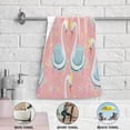 thumbnail image 4 of SKYSONIC 2 Pack Cartoon Cute Swan Hand Towels for Bathroom, Pink Star Kitchen Towel Ultra Soft and Absorbent Decorative Fingertip Face Bath Towels for Spa & Hotel, 28.3"x 14.4", 4 of 5