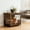 Rustic Brown, variant on LEDREM Dog Crate Furniture, 27.2-Inch Indoor Dog Kennel with Double Doors, Removable Tray, Side Table, for Small Dogs up to 30 lb, Greige