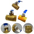 thumbnail image 4 of 2 PCS Full Port Forged Brass Ball Valve, Shut Off Switch for Water and Oil 3/4inch, 4 of 9