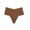 Brown, variant on IROINNID Hipster Underwear For Women At Hip Seamless Sexy Leopard Low Waist Breathable Panties Solid Color Invisible Panties