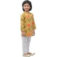 thumbnail image 3 of Ahhaaaa Kids Ethnic Cotton Printed Kurta Pyjama Set for Boys, 3 of 5