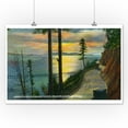 thumbnail image 2 of Bellingham, Washington, Sunset View from Chuckanut Drive, near Bellingham (12x18 Wall Art Poster, Room Decor), 2 of 3
