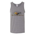 thumbnail image 2 of Wild Bobby, Make It My Mustang Vintage Ford Honeycomb, Cars and Trucks, Men Graphic Tank Top, Heather Grey, Small, 2 of 4