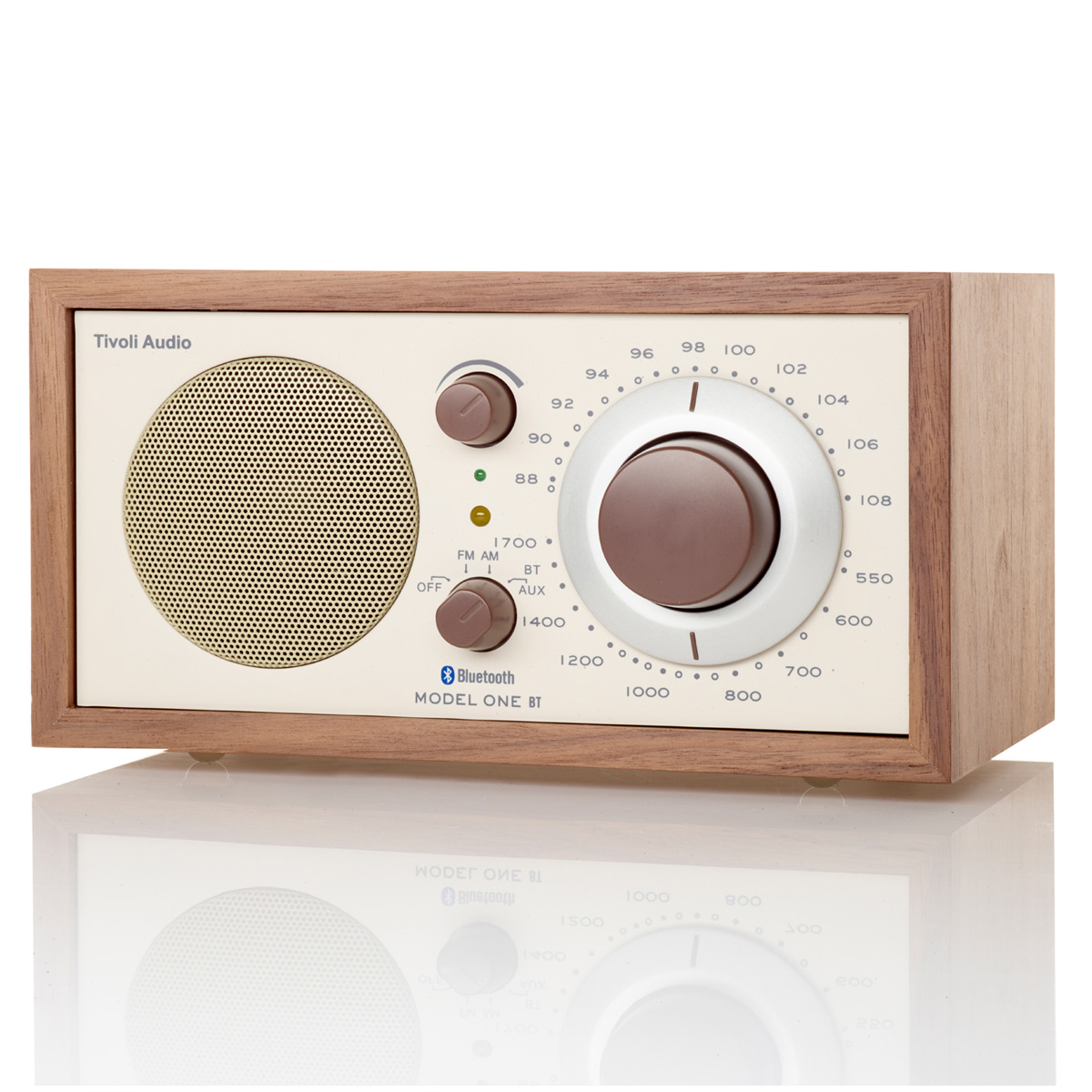 Tivoli Audio Model One Bluetooth AM/FM Radio & Speaker (Walnut/Beige) - image 5 of 10