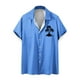 thumbnail image 1 of Camisas de Manga Larga para Hombres Blusa Cómoda de Cuello de Impresión, Camisa Casual de Poliéster para Uso Diario, de Fiesta Y de Primavera de Verano, 1 of 4