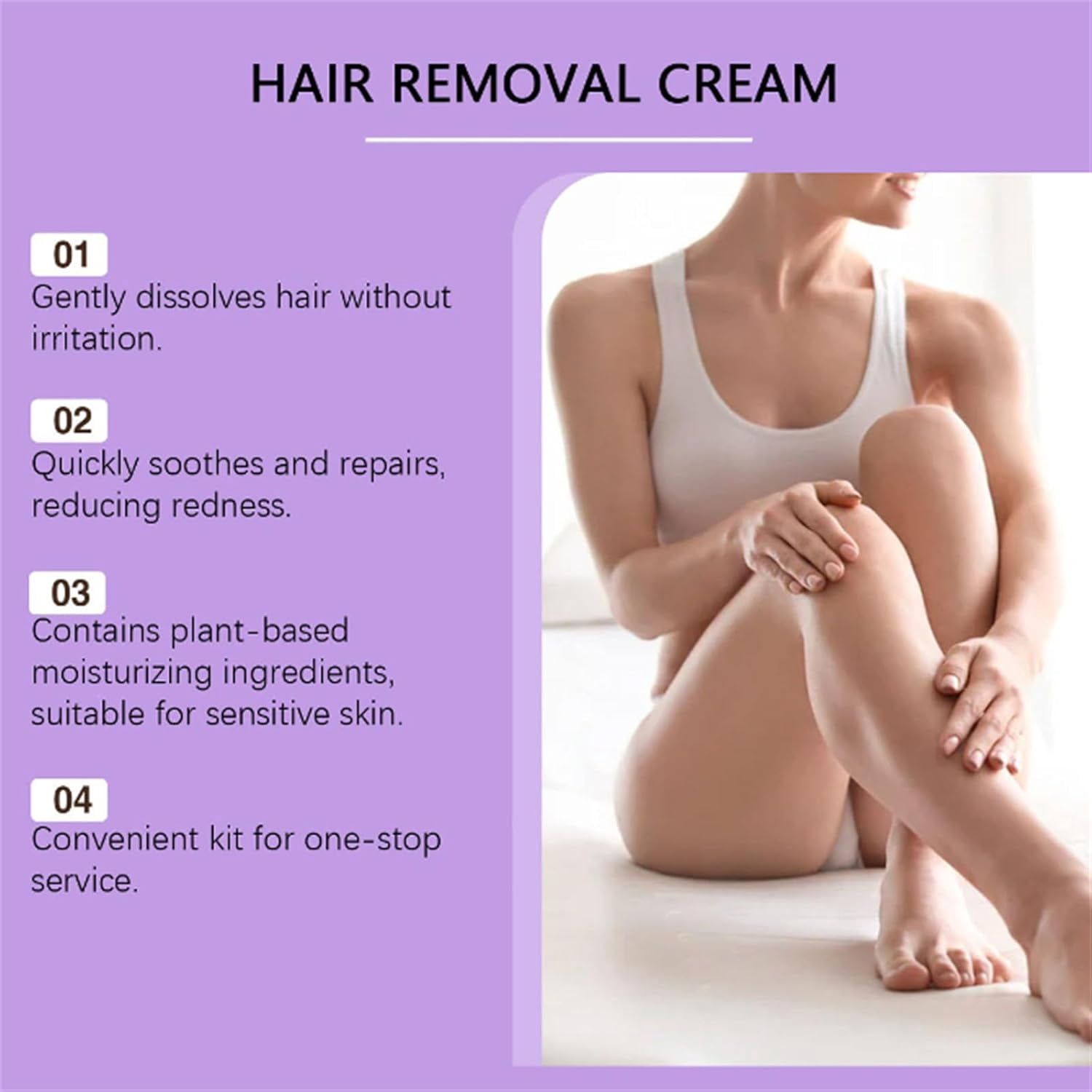 Cloud Sense Hair Removal, Hair Removal Spray, Gentle & Soothing Body & Legs Hair Removal Cream for Women and Men, Gentle Safe for Sensitive Skin, For All Skin Types (1set, 1)