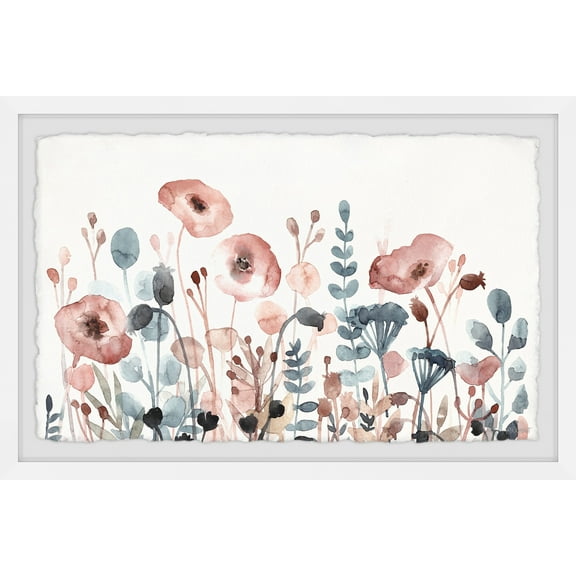 Marmont Hill Lovely Flowers Framed Wall Art