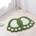 thumbnail image 4 of Cute Foot Pads Soft Microfiber Bathroom Rug Non Slip Doormat Cute Large Doormat Absorbent Carpet for Bedroom Kitchen Carpet, 4 of 7