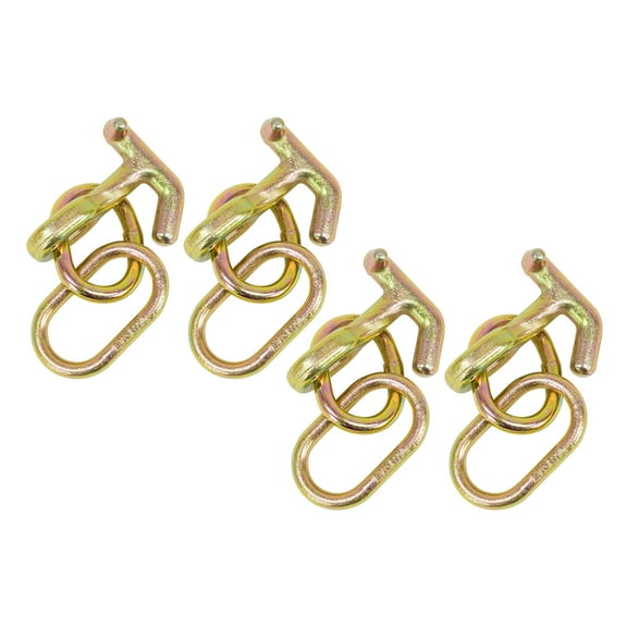 (4 Pack) Mini T-J hook with Oblong Link, 4,700 lbs WLL, G70