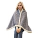 thumbnail image 1 of Matsuzay Acogedores chales y abrigos de poncho de lana para el invierno, manta cálida para la siesta en la oficina, mantas cálidas para el Decoración del hogar B, 1 of 6