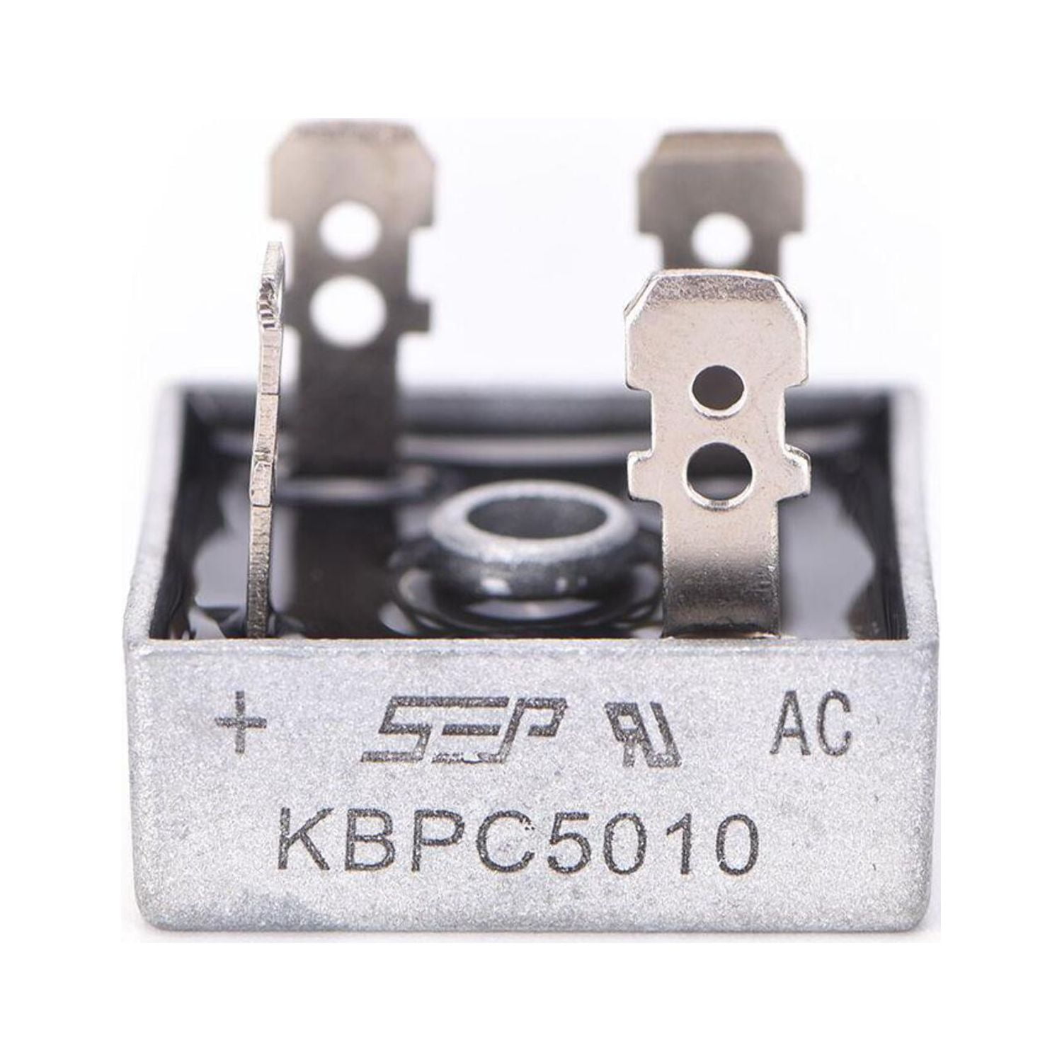 KBPC5010 1000V 50A Metal Case Single Phase Diode Bridge Rectifier (Box of 50 Pieces)