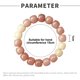 thumbnail image 2 of Paquete de 2 pulseras con cuentas de piedras preciosas, regalo para mujeres, hombres y adolescentes - cuentas de 10*9 mm, 2 of 5