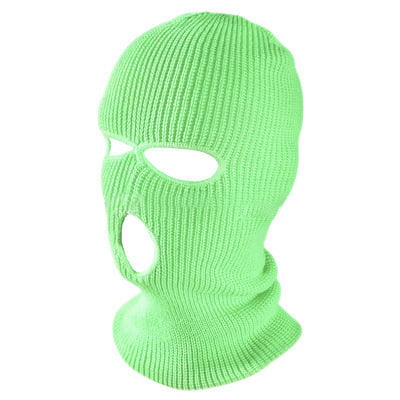 LNKOO Knit Sew Acrylic Outdoor Full Face Cover Thermal Ski Mask One ...