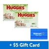 [Free $5 Gift Card] Huggies Natural Care Unscented Baby Wipes, 16 Flip Top Packs (896 Total Wipes)