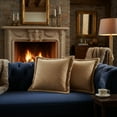 thumbnail image 2 of Michael Amini Explorer Palmer 25" Square Throw Pillow - Topaz in Set of 2, 2 of 8