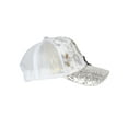 thumbnail image 4 of Top Headwear Butterfly Lace Sequin Hat - Womens Crystal Gem Bling Cap, White, 4 of 4