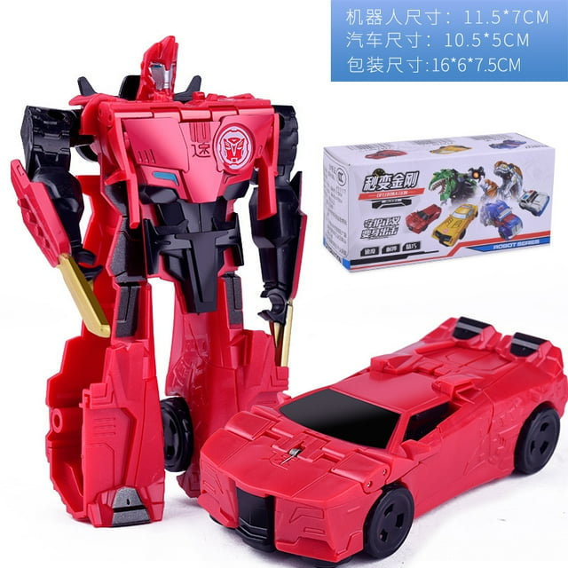 Transformation Robot Toy One Step Deformation Car Transforming Action Figure Dinosaur Toys For Kids Chrismas Gifts Kid With Box