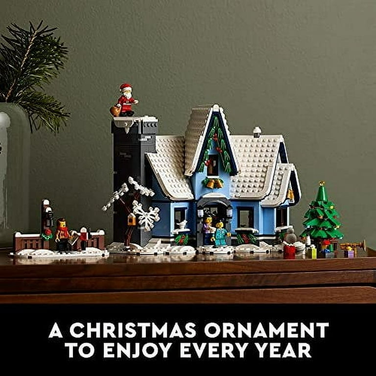 LEGO Icons Santa's 10293 Visit Winter Holiday House, Xmas Gift