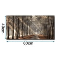 thumbnail image 2 of Nature Canvas Painting Tree Poster forest Landscape Wall Art Home Decor Unframed, 2 of 9