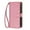 Pink, variant on ELEHOLD Wallet Case for Samsung Galaxy Z Fold 4, with 9 Card Slots Cash/Zipper Pocket Detachable Lanyard Crossbody Strap Magnetic Clasp Kickstand Luxury Purse Case,Black