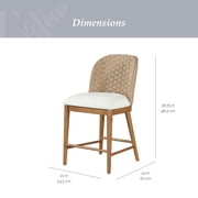 My Texas House Saylor Counter Height Barstools, Set of 2