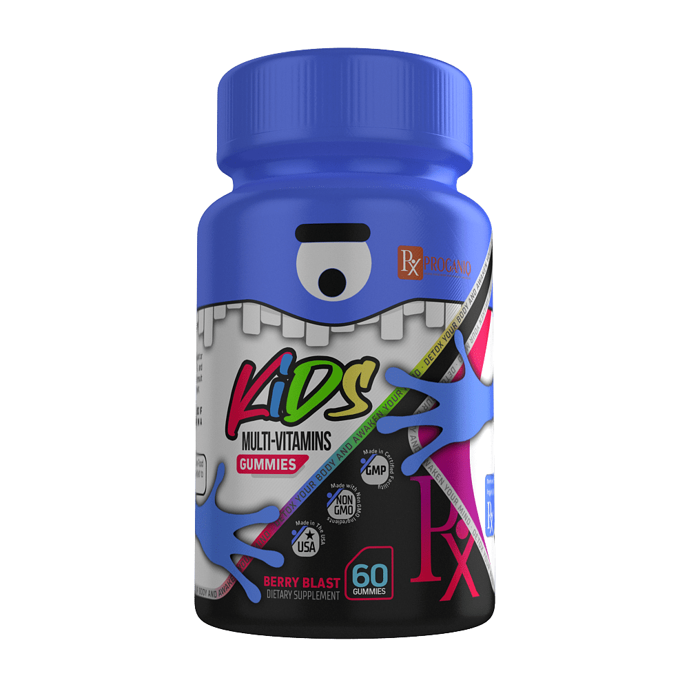 Proganiq Boys Multivitamin for Children. Daily Gummy: Vitamin C, D3, and Zinc for Immunity, Gluten Free, Omega 3 Fish Oil (DHA/EPA), Vitamin B6, Methyl B12, 60 Gummies (30 Day Supply)