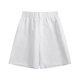 thumbnail image 1 of pstuiky Hombres bajos, Pantalones cortos de playa holgados para hombre, de color liso, informales, a la moda, con bolsillos, botones y cremallera Pantalones cortos cargo, 1 of 5