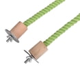 thumbnail image 6 of 11.8" Bird Rope Perches,Bendable Climbing Standing Chew Cage Toys Cage Stand Pole Accessories for Parrot Parakeet Budgies Lovebirds Cockatiels Green, 6 of 9