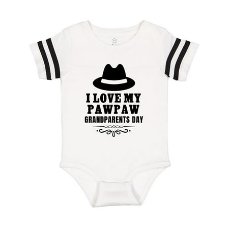 

Inktastic Grandparents Day I Love My Pawpaw Gift Baby Boy or Baby Girl Bodysuit