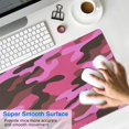 thumbnail image 4 of Pink Camouflage &nbsp;desk Mouse Padwaterproofnon Slip&nbsp;for Office Home Work GamingmousepadRubber Base Mousepad with Stitched Edges 31.5x11.8inches, 4 of 7