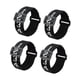 thumbnail image 4 of 4x pulsera numerada de fútbol, ​​marcadores de patio de fútbol, ​​juegos, ligero, portátil, negro, sesiones de entrenamiento, Clip lateral deslizante, 4 of 7