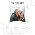 thumbnail image 3 of AVEKI Custom Personalized Photo Throw Pillow Covers - Add Your Favorite Picture Text, Customized Birthday, Pet Photo, Wedding Love Family Keepsake, Double Sided Design (12 "x12) A0514, 3 of 7