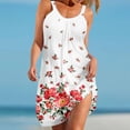 thumbnail image 2 of JINMGG Dresses for Women 2026, Women's Summer Printed Sleeveless Neck Sundress Casual Flowy Swing Beach Dresses, 2 of 4