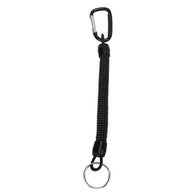 Llavero antipérdida, cordón de pesca, cuerda elástica con resorte retráctil, llavero antipérdida, cuerda elástica con resorte, llavero antipérdida elástico, materiales ecológicos