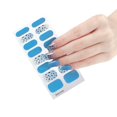 thumbnail image 1 of 20pcs/pack Nail Wraps Women Nail Polish Strips Solid Color Fingernail Stickers, 1 of 5