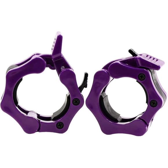 Par de seguros para barra GW Tech de 2" de liberación rápida, color morado