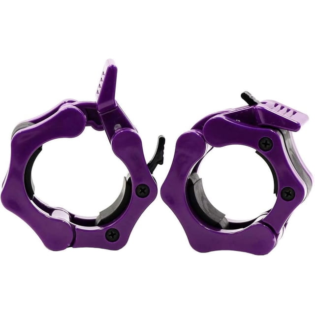 Par de seguros para barra GW Tech de 2" de liberación rápida, color morado