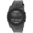 thumbnail image 1 of Nixon Men's A385001 The Rhythm Digital Black Dial Black Polyurethane Strap Chrono Alarm Watch, 1 of 2