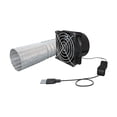thumbnail image 2 of Extractor de aire de pared, ventilador Extractor de alta velocidad para yate, silencioso, montado en la pared, ventilador de tubería, ventilador para 1 ventilador tubo de 1M, 2 of 7
