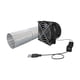 thumbnail image 2 of Extractor de aire de pared, ventilador Extractor de alta velocidad para yate, silencioso, montado en la pared, ventilador de tubería, ventilador para 1 ventilador tubo de 1M, 2 of 7