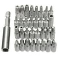 Anself Tamper Proof CRV6150 Torx Hex Star Bit Set with Holder