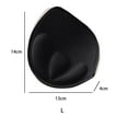 thumbnail image 4 of Xuanheng Bra Pads Inserts Bra Inserts Soft Padding Inserts for Swimwear Sports Bikini Black L, 4 of 8