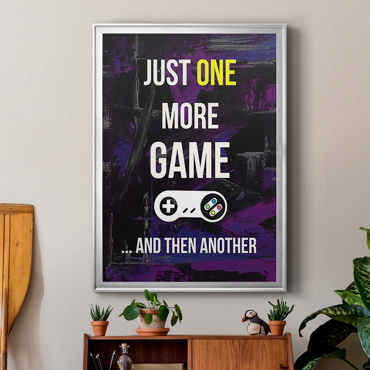 Gamer at Play II Premium Framed Print - Ready to Hang