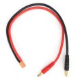 thumbnail image 1 of Cable de carga para batería de litio B6, conector tipo banana de 4,0 mm a cable de silicona XT30 12AWG de 30 cm, 1 of 8